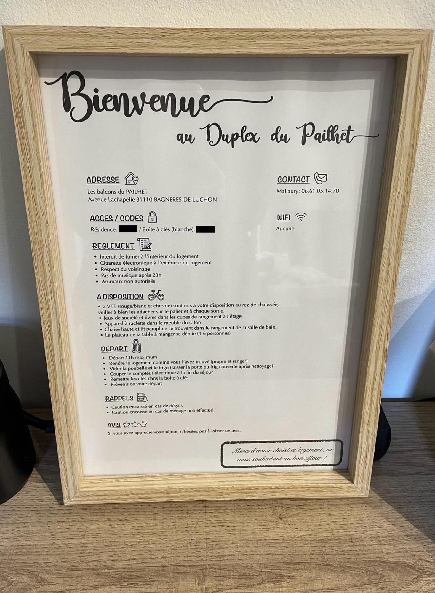 Duplex Du Pailhet, T3 Neuf, Vue Montagne, Parking, Navette Et 2 Velos A Disposition Gratuitement Bagnères-de-Luchon Exteriér fotografie